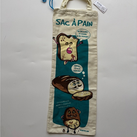 Baguette Bread bag for French bread sack a pan bag - Picture 1 of 5